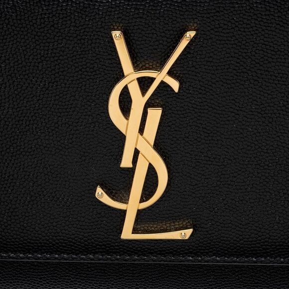 Saint Laurent Grain de Poudre Monogram Kate Small Shoulder Bag - Picture 10 of 11